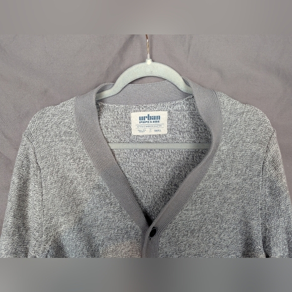 Urban Pipeline gray small cardigan for men - Picture 7 of 10